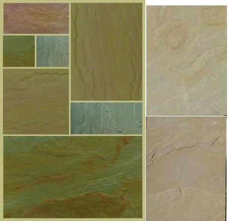 Raj Green Sandstone Pavers