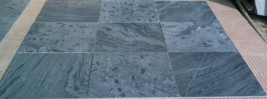 Low Price ,Top Quality Slate Floor tiles, polished natural stone slate floor tiles