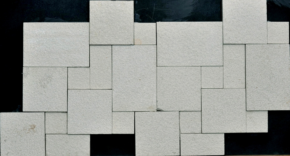  White marble 3D cladding stone tile