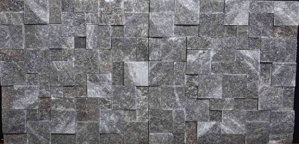 Black Marble Stone mosaic Tiles
