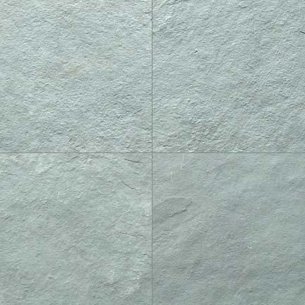 Indian Natural Green Limestone split honed polished tiles paving